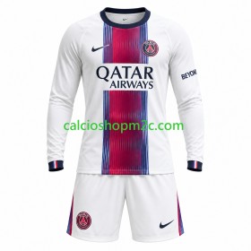 Paris Saint Germain Bambino Maglia Trasferta 2026/2027 Manica Lunga